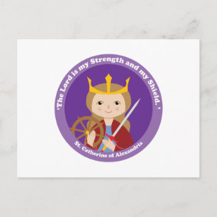 Catherine von Alexandria Postkarte