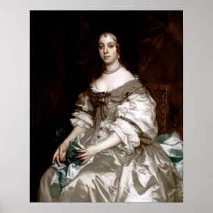 Catherine von Braganza von Sir Peter Lely Poster