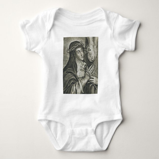 Catherine von Siena Baby Strampler (Vorderseite)