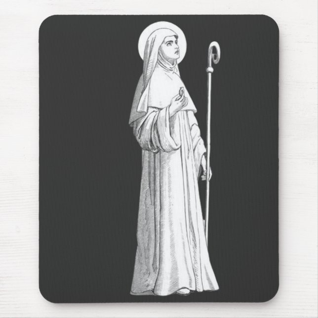 Catherine von Siena Jungfrau Mousepad (Vorne)