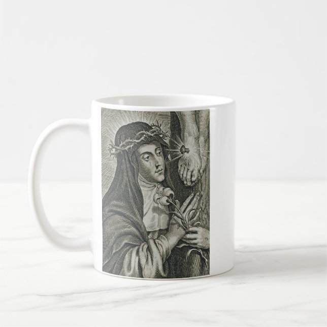 Catherine von Siena Kaffeetasse (Links)