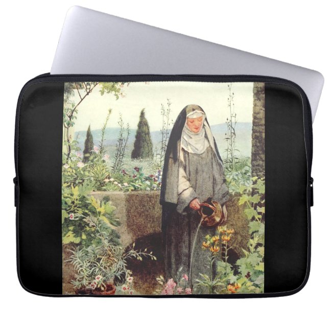 Catherine von Siena Laptopschutzhülle (Vorderseite)