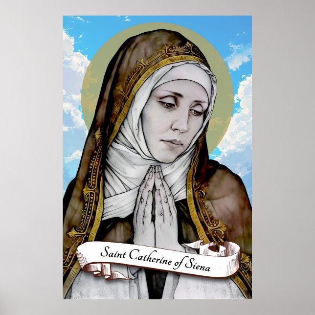 Catherine von Siena Poster (Vorne)