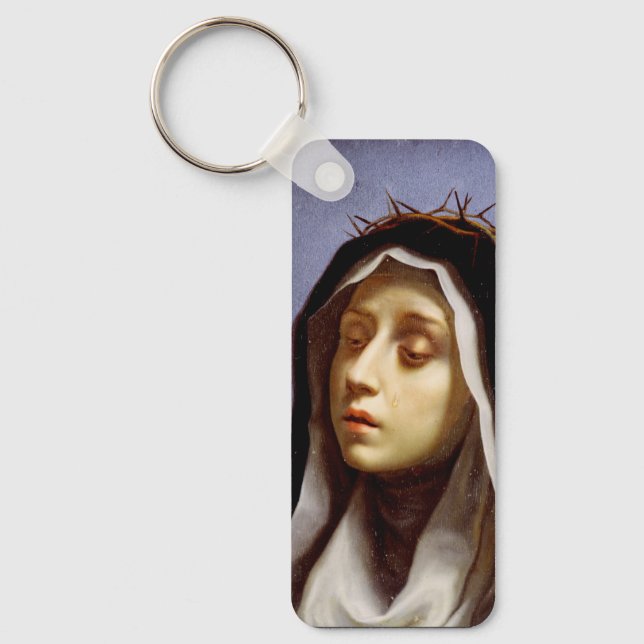 Catherine von Siena Schlüsselanhänger (Vorderseite)