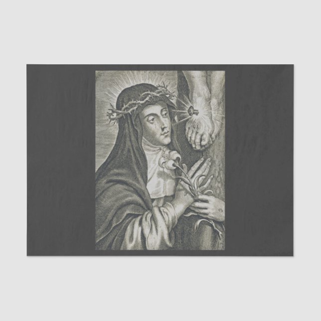 Catherine von Siena Seidenpapier (Vorderseite)