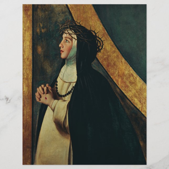 Catherine von Siena von Juan Bautista Maino Flyer (Vorne)