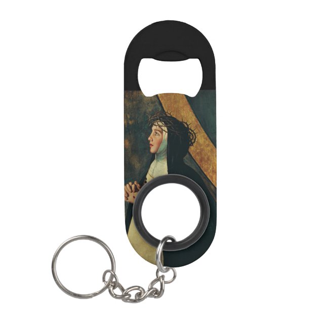Catherine von Siena von Juan Bautista Maino Mini Flaschenöffner (Vorderseite)