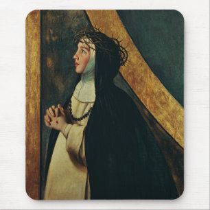 Catherine von Siena von Juan Bautista Maino Mousepad