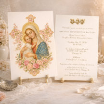 Catholic Baptism Christening Mary Jesus