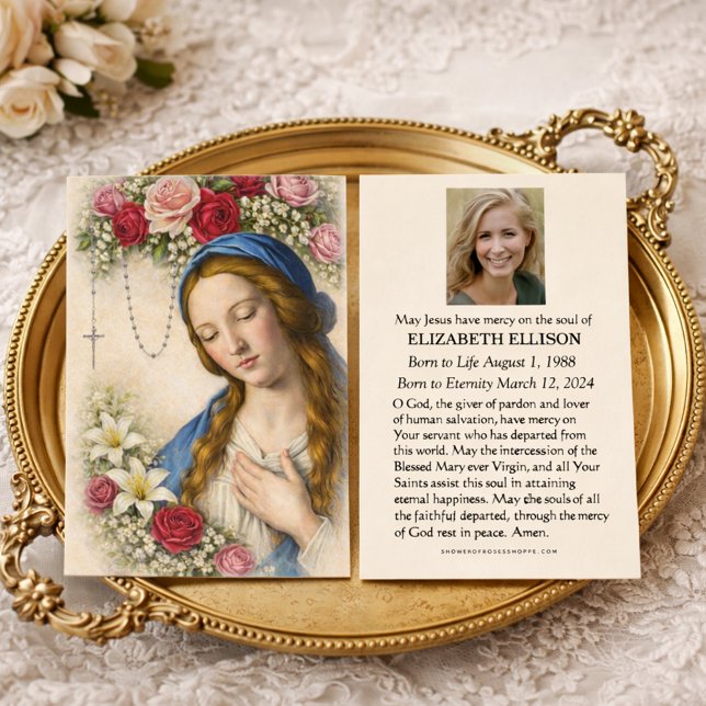 Catholic Blessed Mary Madonna Funeral Memorial (Von Creator hochgeladen)
