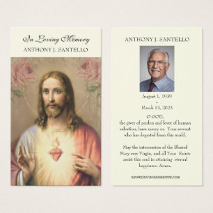 Catholic Funeral Memorial Prayer Holy Book Mark