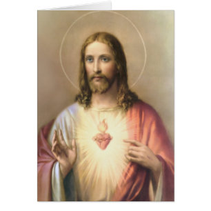 Catholique Anniversaire Religieux Cœur Jésus Vinta
