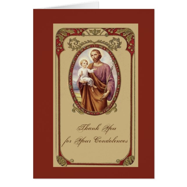 Catholique Jésus Sympathie Carte Sainte Merci (Devant)
