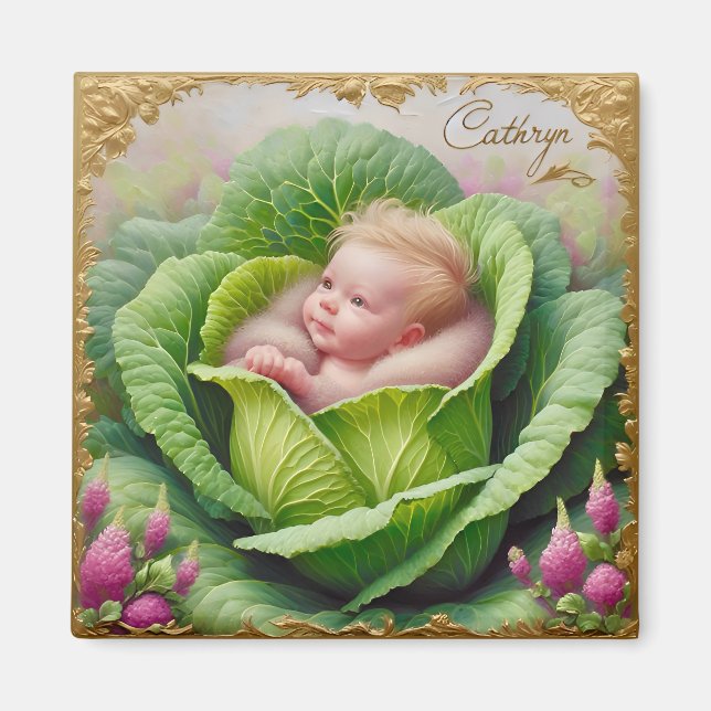 CATHRYN ~ Dans le patch de chou ~ Aimant (Devant)
