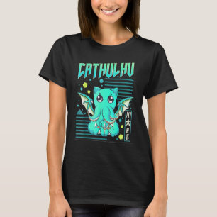 Cathulhu Lustige Katze Cthulhu Wortspiel T-Shirt