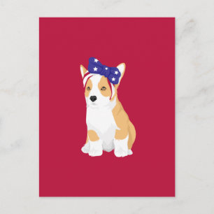 Cathy Die Patriotische des amerikanischen 4. Juli  Postkarte
