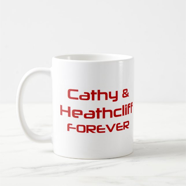 cathy & heathcliff kaffeetasse (Links)