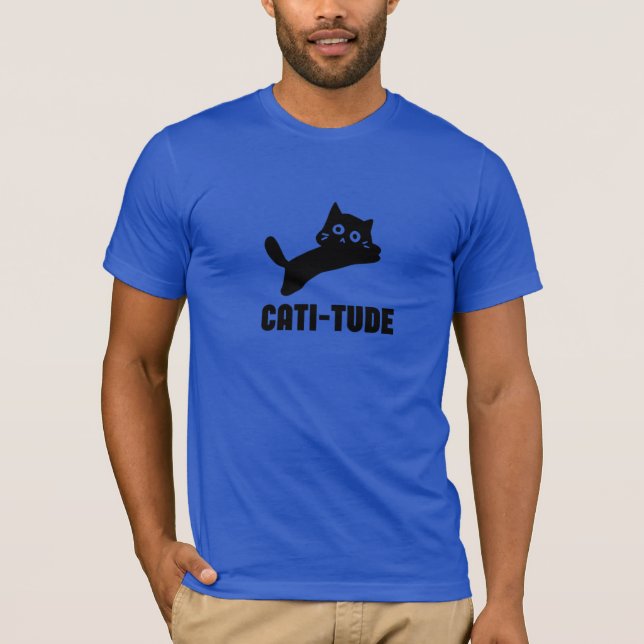 "CATI-TUDE T - Shirt - Stilvoll und spielerisch Ca (Vorderseite)