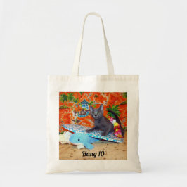 Catianas Surfabenteuer-Katze / Kitten Tote Bag Tragetasche