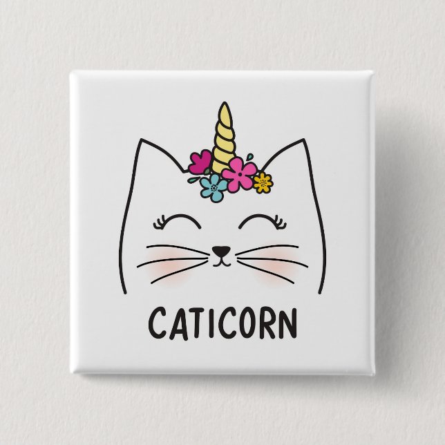 Caticorn Button (Vorderseite)