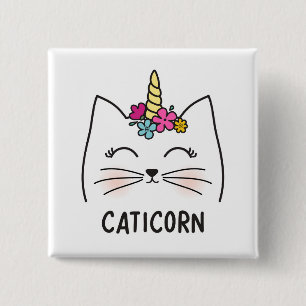 Caticorn Button