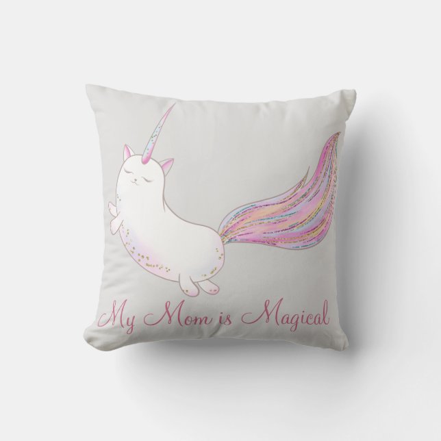 Caticorn | Mama ist magisch Kissen (Vorderseite)