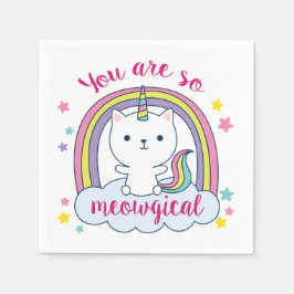 Caticorn | Napkins | Sie sind so Meowgical Serviette