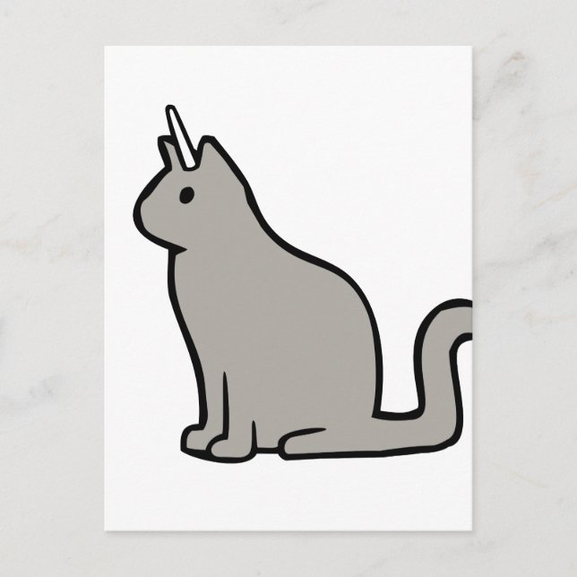 Caticorn Postkarte (Vorderseite)