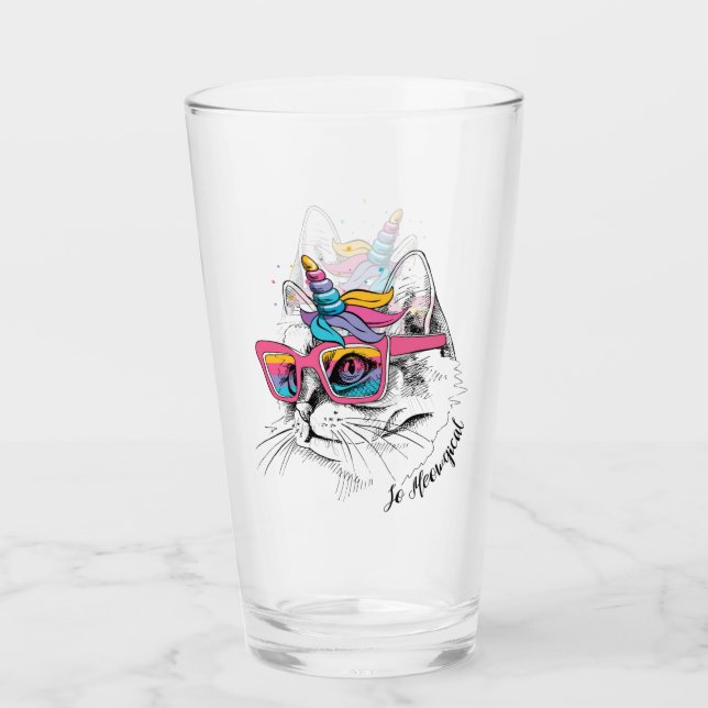 Caticorn | so Meowgical Glas (Vorderseite)