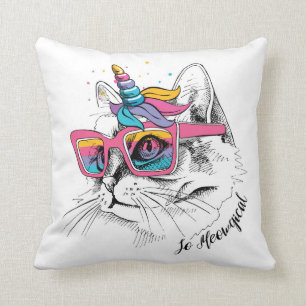 Caticorn   so Meowgical Kissen