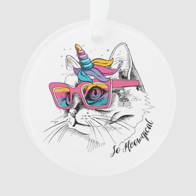 Caticorn | so Meowgical Ornament (Vorderseite)