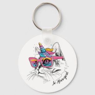 Caticorn   So Meowgical Schlüsselanhänger