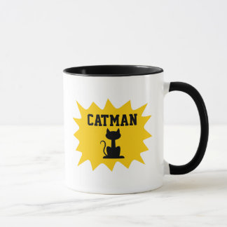CATMAN CAT LOVER COFFEE MUG TASSE