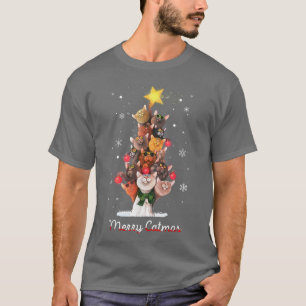 Catmas Tree Ugly Weihnachten Weihnachten Weihnacht T-Shirt