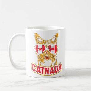 Catnada Canadian Cat Animal Canada Day Kanada Kaffeetasse