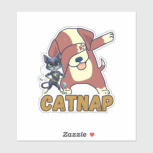 Catnap Lover und Dogday Lover Aufkleber