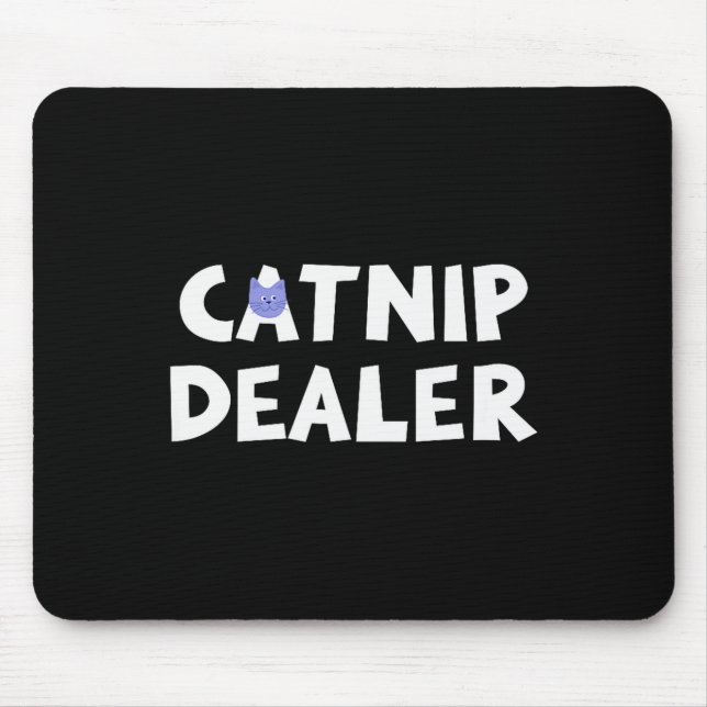Catnip Er Funny Cat  Mousepad (Vorne)