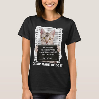Catnip machte mich lustig für Katze Lover, Katzen- T-Shirt