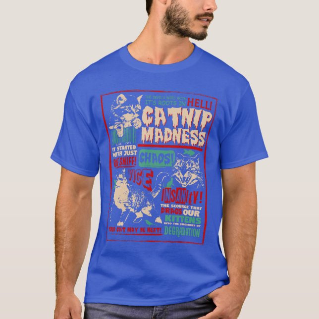 Catnip Madness Cute Kitten Cat Lover Gift Cat Owne T-Shirt (Vorderseite)