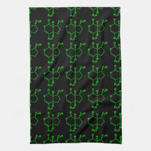 Catnip Nepetalacton Molekulare chemische Formel Handtuch