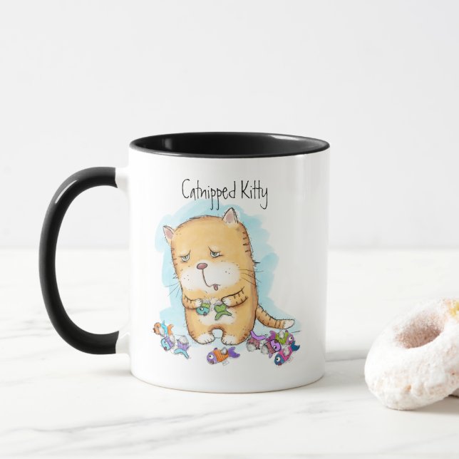 Catnipped Kitty Tasse (Mit Donut)