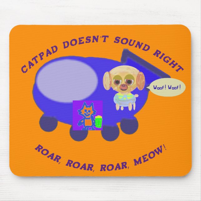 Catpad klingt nicht richtig orange mousepad (Vorne)