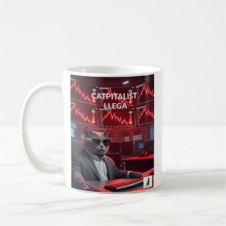Catpitalist: Comedia de Caída del Mercado Kaffeetasse