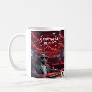 Catpitalist: Marktcrash-Komödie-Tasse Kaffeetasse