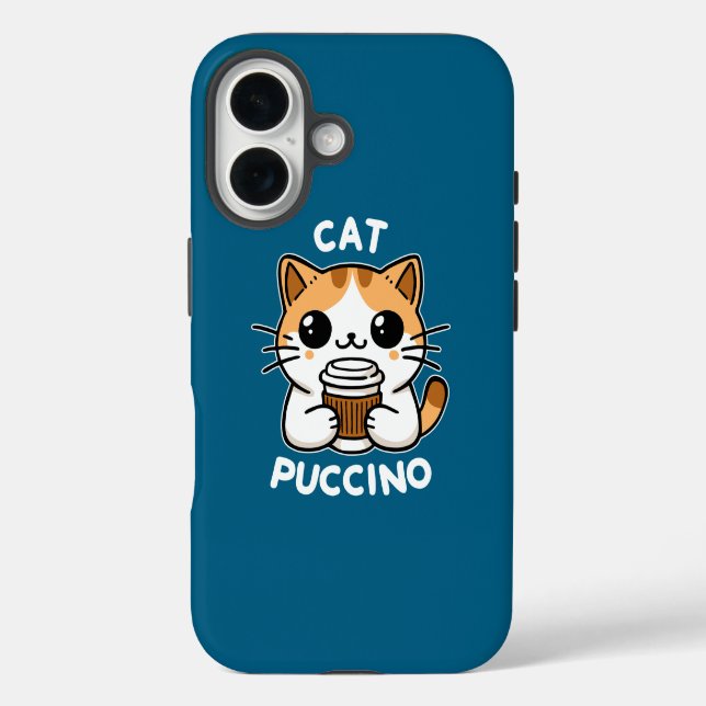 Catpuccino 2 iPhone 16 hülle (Rückseite)