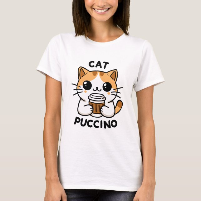 Catpuccino 2 T-Shirt (Vorderseite)