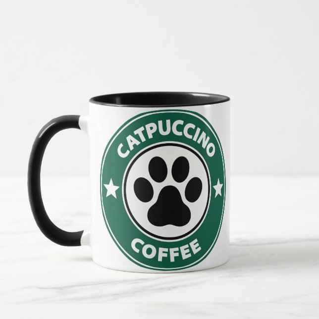 Catpuccino Coffee Mug Tasse (Links)