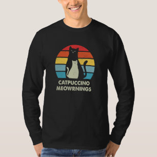 Catpuccino Meowrnings Kaffeekanne Koffeine Kitten T-Shirt