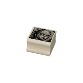 Catrina Azul Gummistempel