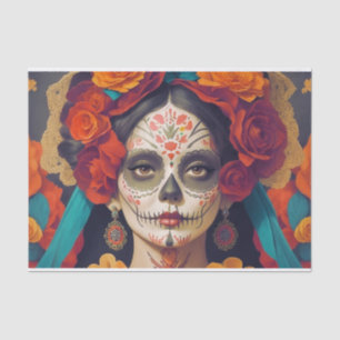 Catrina Day of the Dead 1 Decoupage Seidenpapier